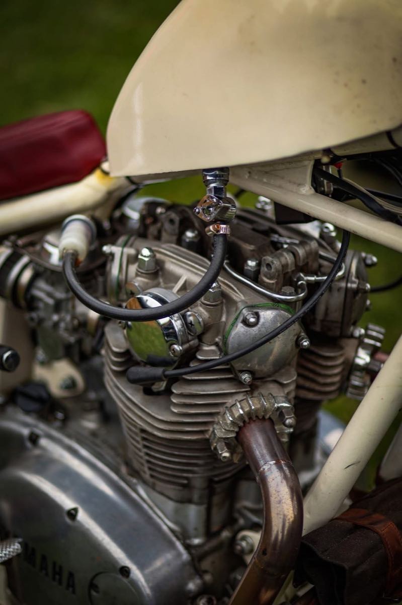 Technisch detail van een eigen motor